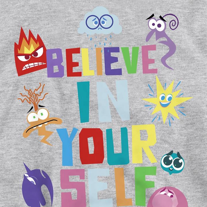 Produktbild Inside Out Believe In Yourself Kapuzenpullover meliert (128)