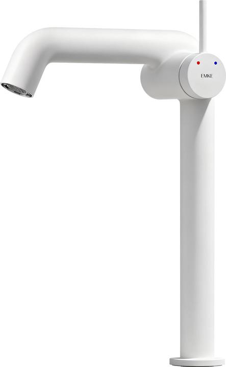 Emke Wasserhahn Bad Messing Keramikkartusche Luftsprudler Waschtischarmatur Mischbatterie einfache Instal