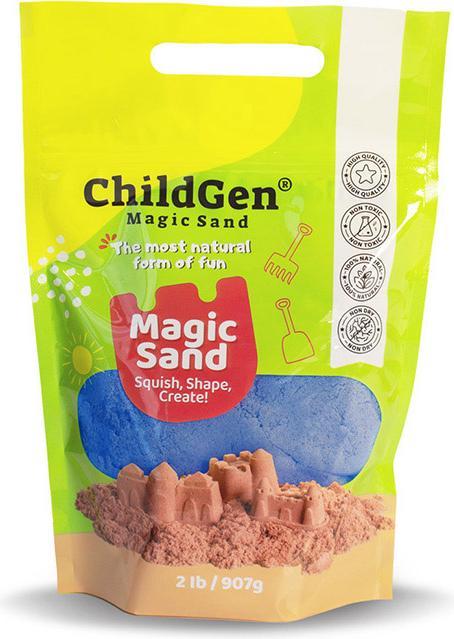 Blue coloured Magic Sand refill