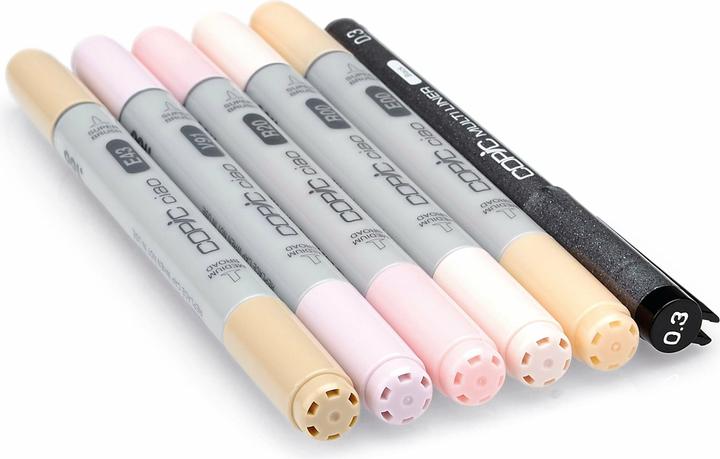 Actual product image Copic Skin tones (Grey, 3 mm, 6 x)