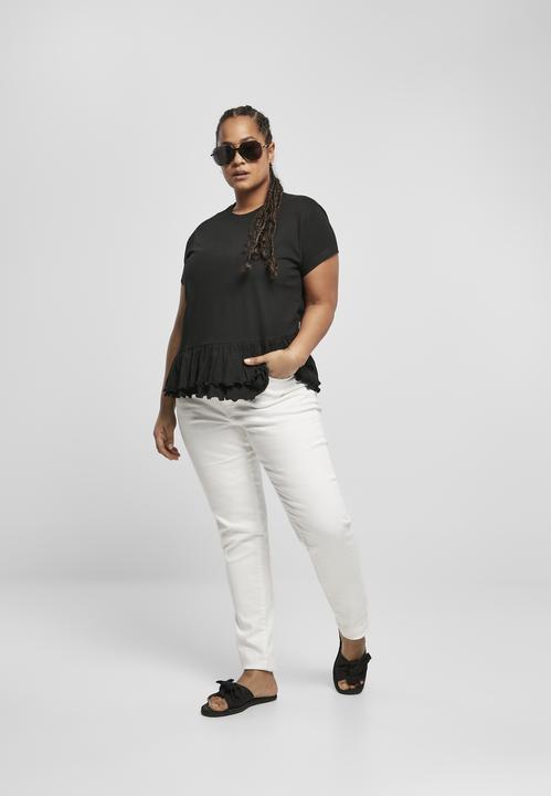 Image du produit Urban Classics Ladies Organic Volant Tee (XS)
