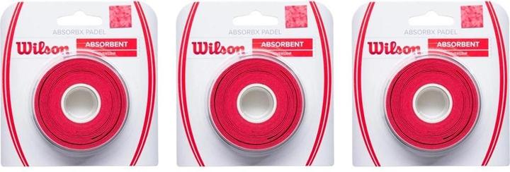 Immagine prodotto Wilson Absorbx Padel Overgrip Red (3x)