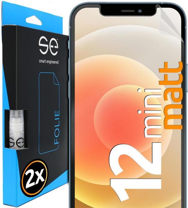 Produktbild Smart Engineered 2x3D screen protector for Apple iPhone 12 mini matte (2 Stk., Apple iPhone 12 mini)
