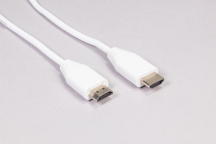 Produktbild Raspberry Pi Official HDMI cable 2m White (2 m, HDMI)
