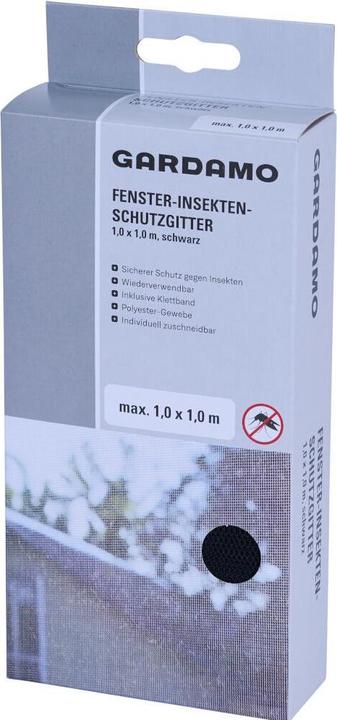 Actual product image Siena Garden 269943 Window fly screen, black (100 x 100 cm)