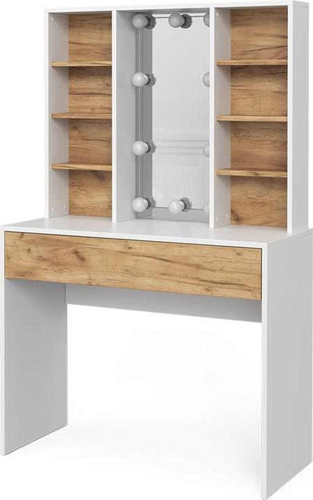 Actual product image Vicco Alexa with LED lighting (93 x 40 x 147 cm)