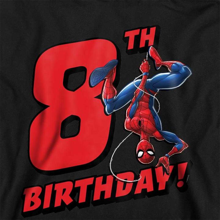 Produktbild Spiderman Kapuzenpullover 8 Geburtstag (116)
