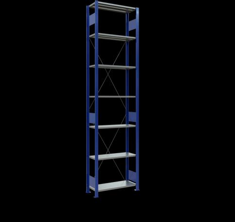Immagine prodotto Schulte Lagertechnik MULTIplus150 sistema di scaffalatura di base senza bulloni con traversa