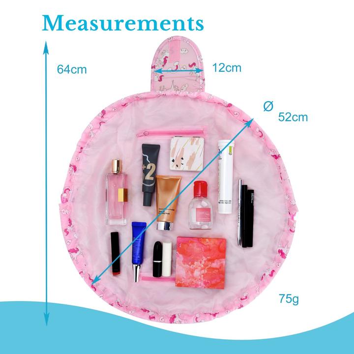 Produktbild Intirilife Kosmetiktasche in ROSA WEISSE PFERDE