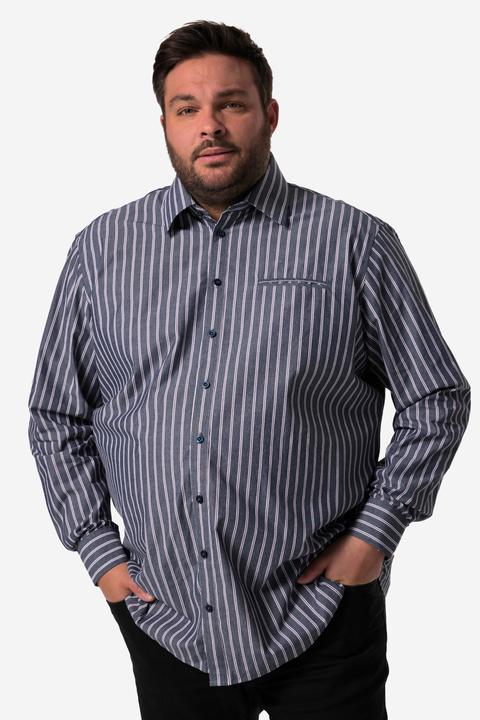 Produktbild Men+ Streifenhemd, Langarm, Kentkragen, Comfort Fit (4XL)