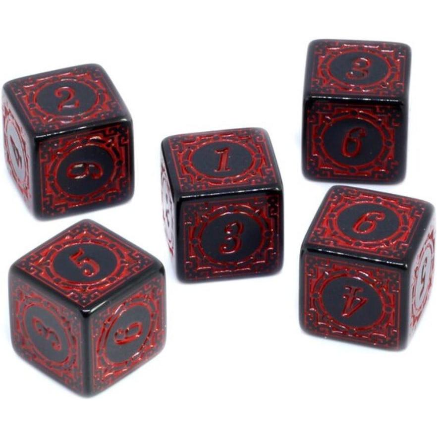 Tinisu Mystische WÃ¼rfel - 10 StÃ¼ck Rot fÃ¼r Rollenspiele