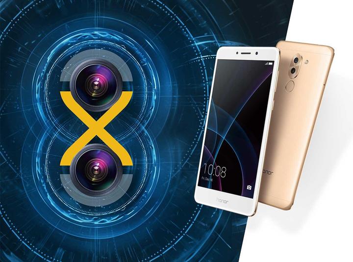 Produktbild Honor 6x (32 GB, Gold, 5.50", Hybrid Dual SIM, 4G)