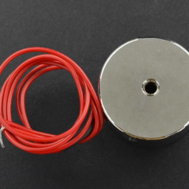 Actual product image DFRobot 5V electromagnet 35Kg holding force