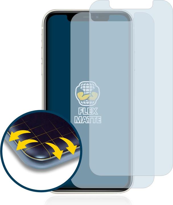 Produktbild BROTECT Full-Cover Displayschutz Matt (2 Stk., Apple iPhone 11)