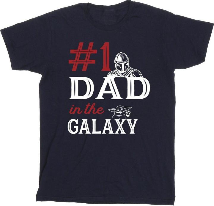 Immagine prodotto Star Wars Mandalorian Number One Dad Maglietta Uomo (3XL)