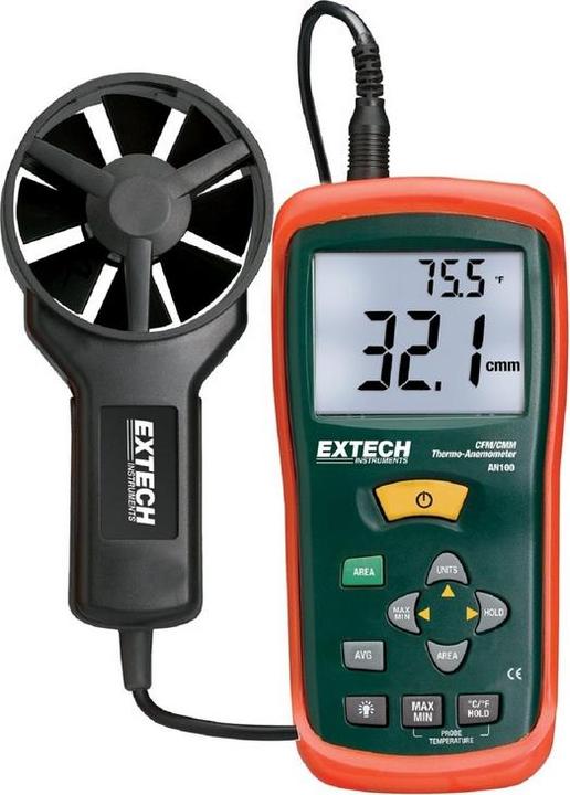 Actual product image Extech Thermo-anemometer, 0.4... 30m/s, -10... 60°C