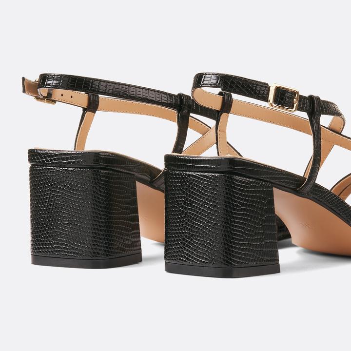 Produktbild La Redoute Collections Sandaletten in Python-Optik (42)
