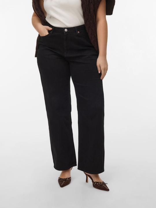 Actual product image Vero Moda VMCTESSA Hohe Taille Weiter Beinschnitt Jeans Weit geschnitten (44)