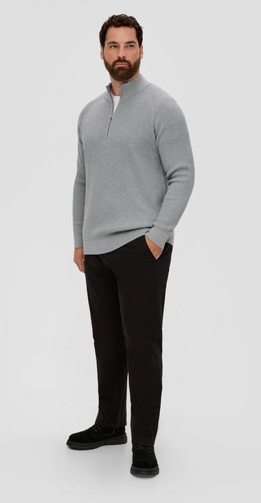 Produktbild s.Oliver Strickpullover Feinstrickpullover aus Baumwolle (XXL)
