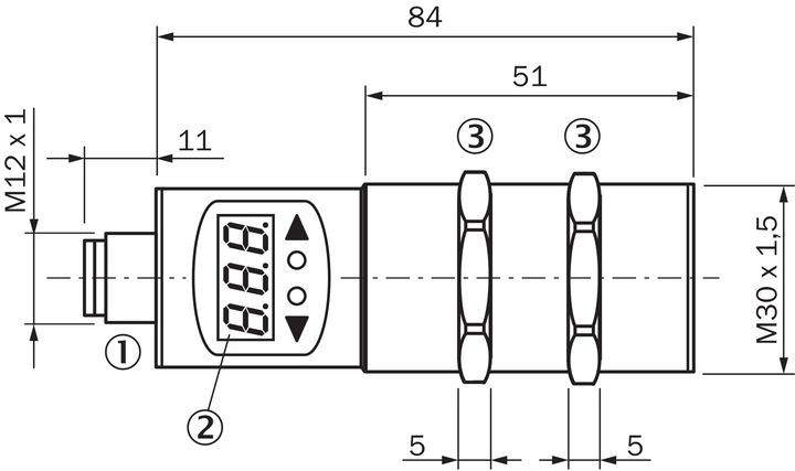 Actual product image Sick Ultrasonic sensor