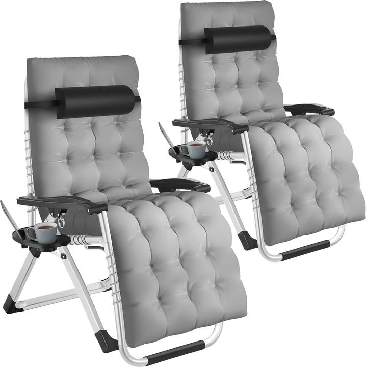 tectake Sedia a sdraio (103 cm)