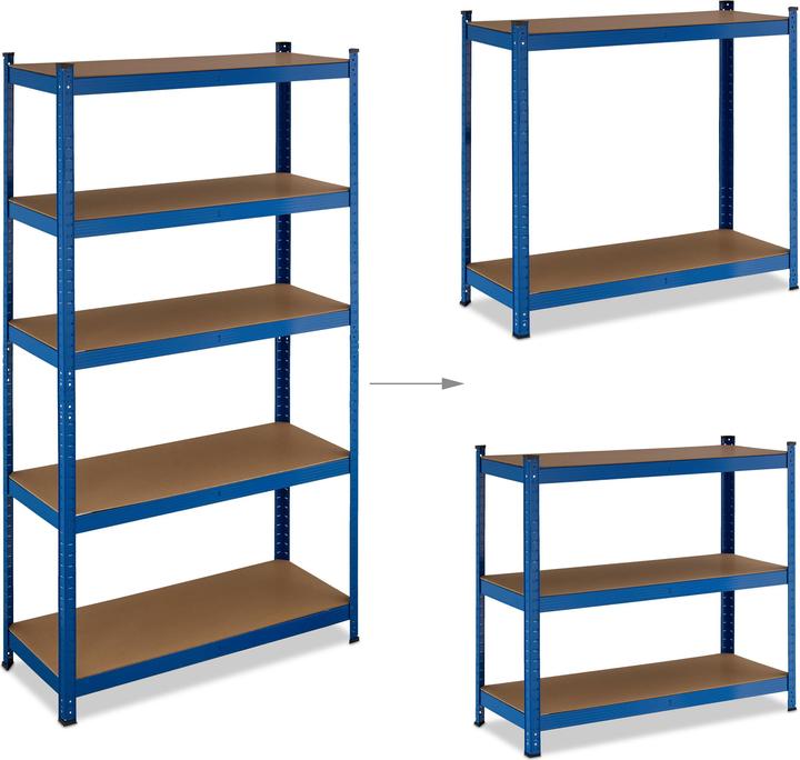 Actual product image Relaxdays Heavy duty shelving