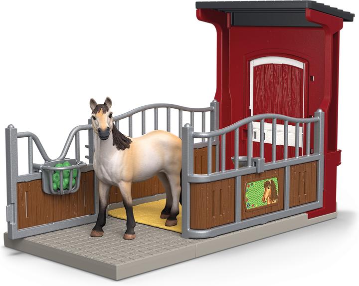 Actual product image Schleich Ponybox with mustang mare