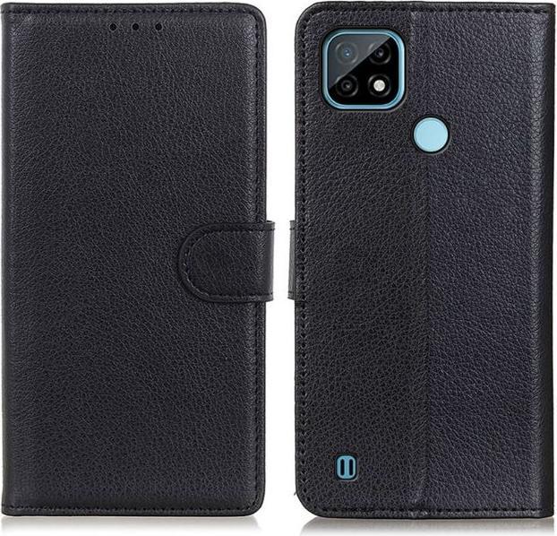 Actual product image MU Classic Litchi Leather Bookcover Series (Nokia C21)