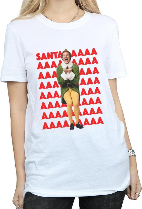 Produktbild Elf Buddy Santa Scream TShirt (3XL)