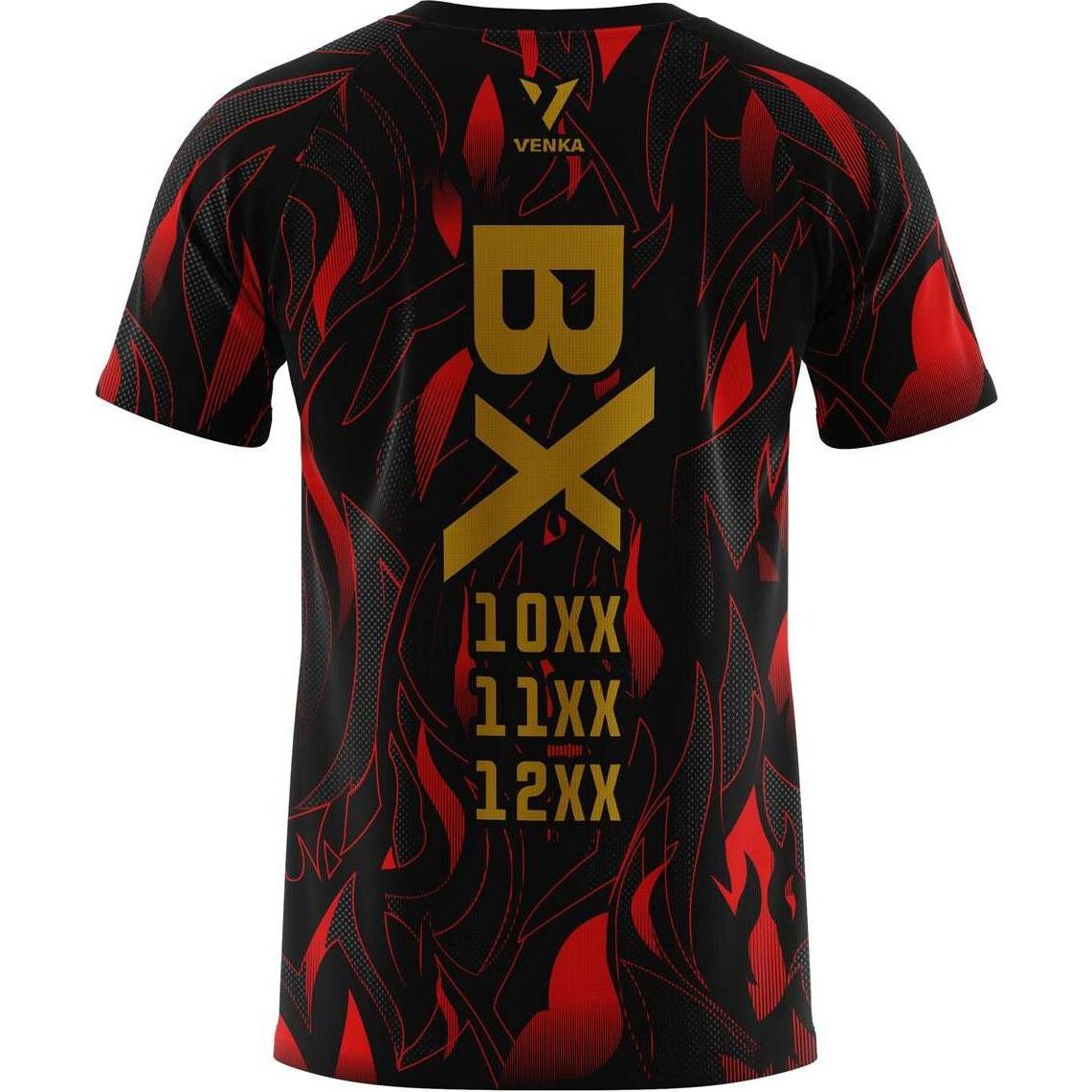 Thumbnail - Venka, Herren, Sportshirt, trikot bruxelles (XL), Schwarz, XL