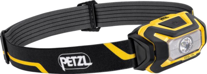Actual product image Petzl ARIA 1R Headlamp Black / Yellow (450 lm)