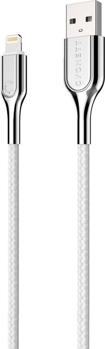 Productafbeelding Cygnett Gepantserde Lightning naar USB-A kabel 2M -Wh (2 m, USB 3.0, 12 W)