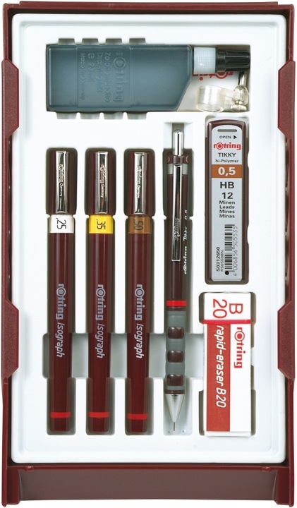 Produktbild Rotring Isograph Tuschefüller College Set