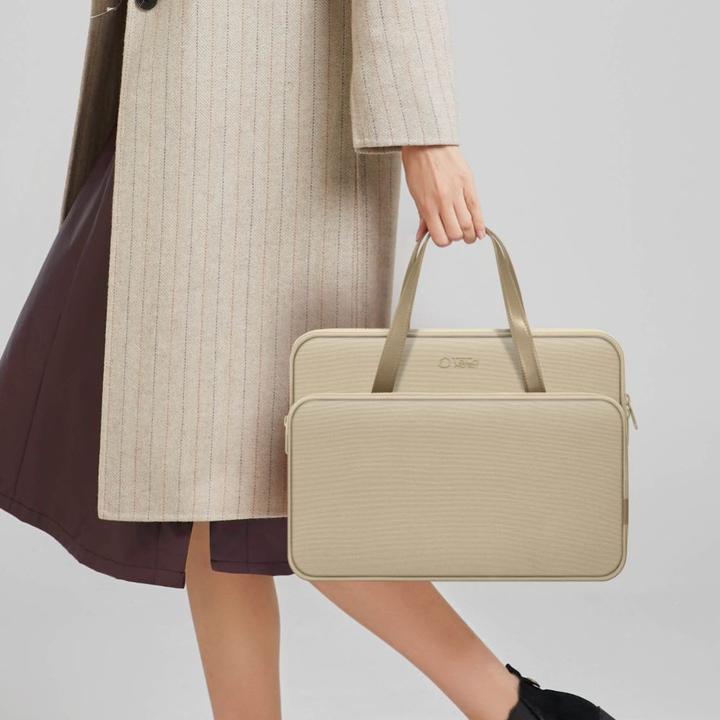 Image du produit Tech-Protect Carrying Bag for 15-16 Laptop - Beige (16")