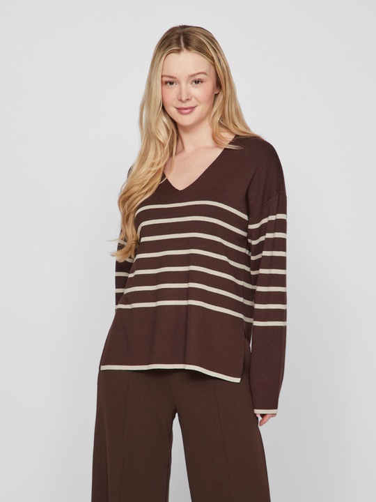 Image du produit Vila Pull en tricot col V (L)