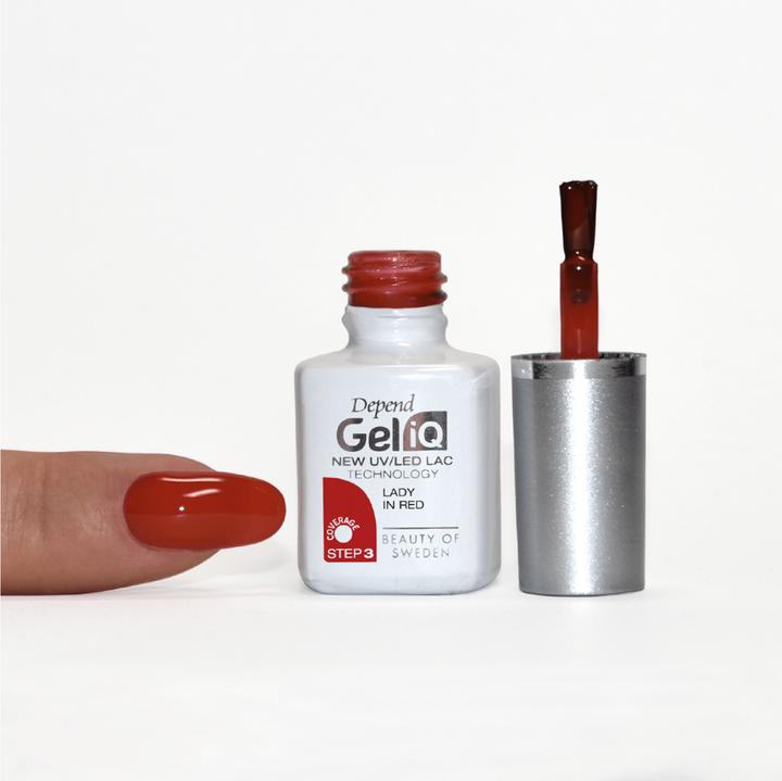 Immagine prodotto Depend Gel iQ Lady in Rosso 5 ml (Signora in rosso, Smalto per unghie effetto gel)