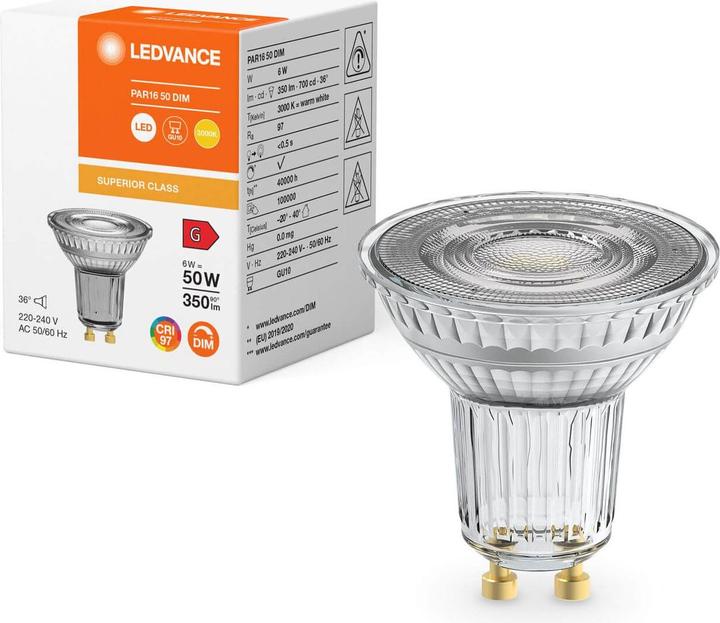 Produktbild Ledvance LED-Reflektorlampe (GU10, 350 lm, 1x)