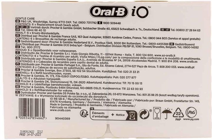 Productafbeelding Oral-B Zachte reiniging (6 x)