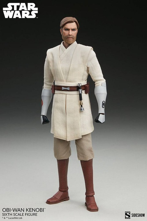 Produktbild Sideshow Star Wars The Clone Wars Actionfigur 1/6 Obi-Wan Kenobi