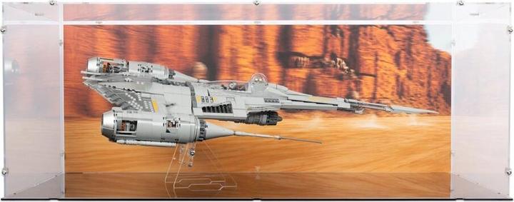 Produktbild iDisplayit Acryl-Display & 2in1 Ständer für LEGO® 75442 SW, N-1 Starfighter Mandalorianers (Hintergrundbild)