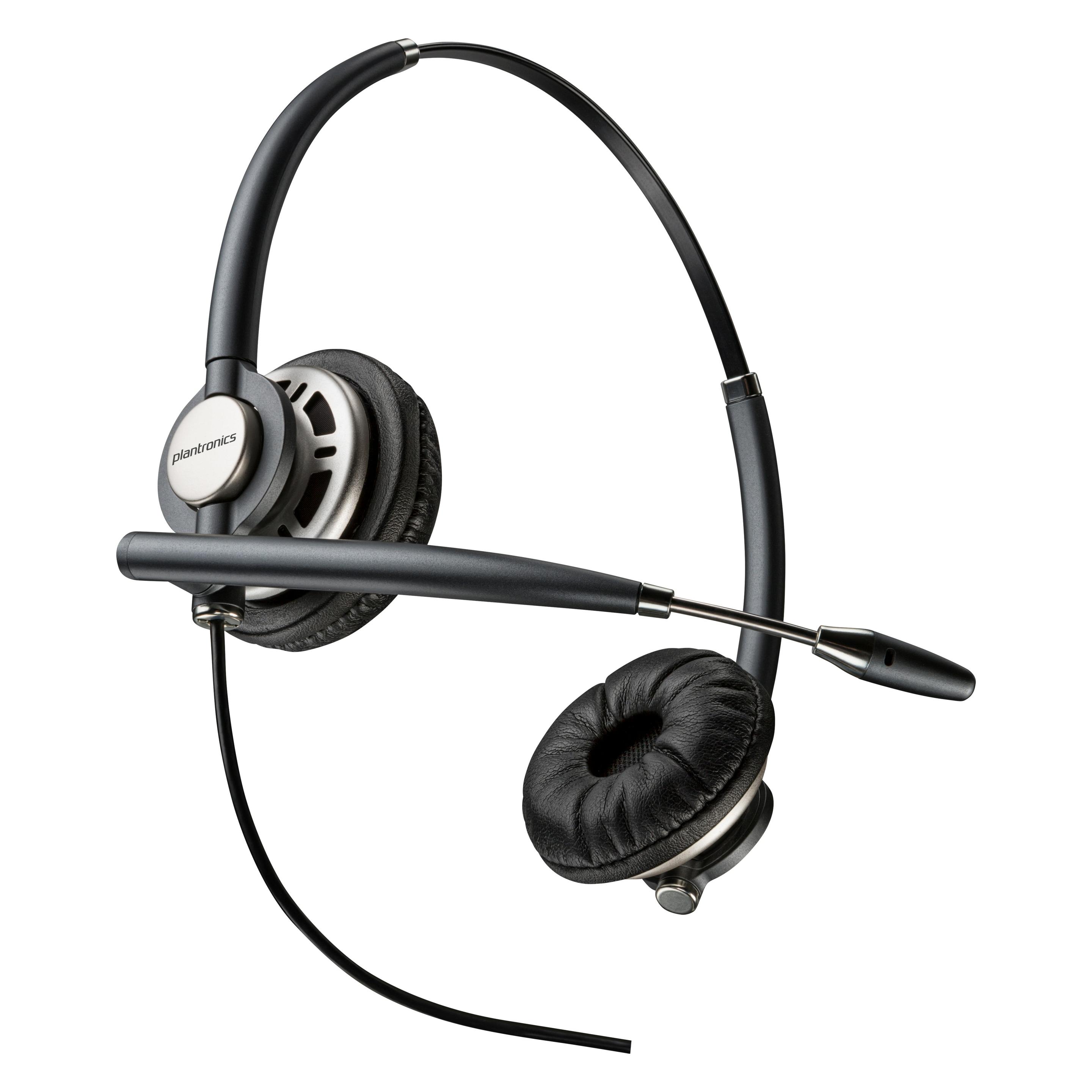 HP Poly EncorePro HW720D Headset, Kabelgebunden, Anrufe/Musik, Kopfhörer, Schwarz (Kabelgebunden, US