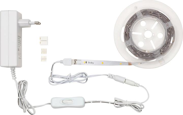 Image du produit Bailey Bande LED, Ecobasic, 3m, 12V, 6.8W, blanc chaud (Blanc chaud, 300 cm, Intérieur)