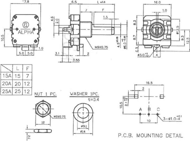 Produktbild Velleman Digital Potmeter