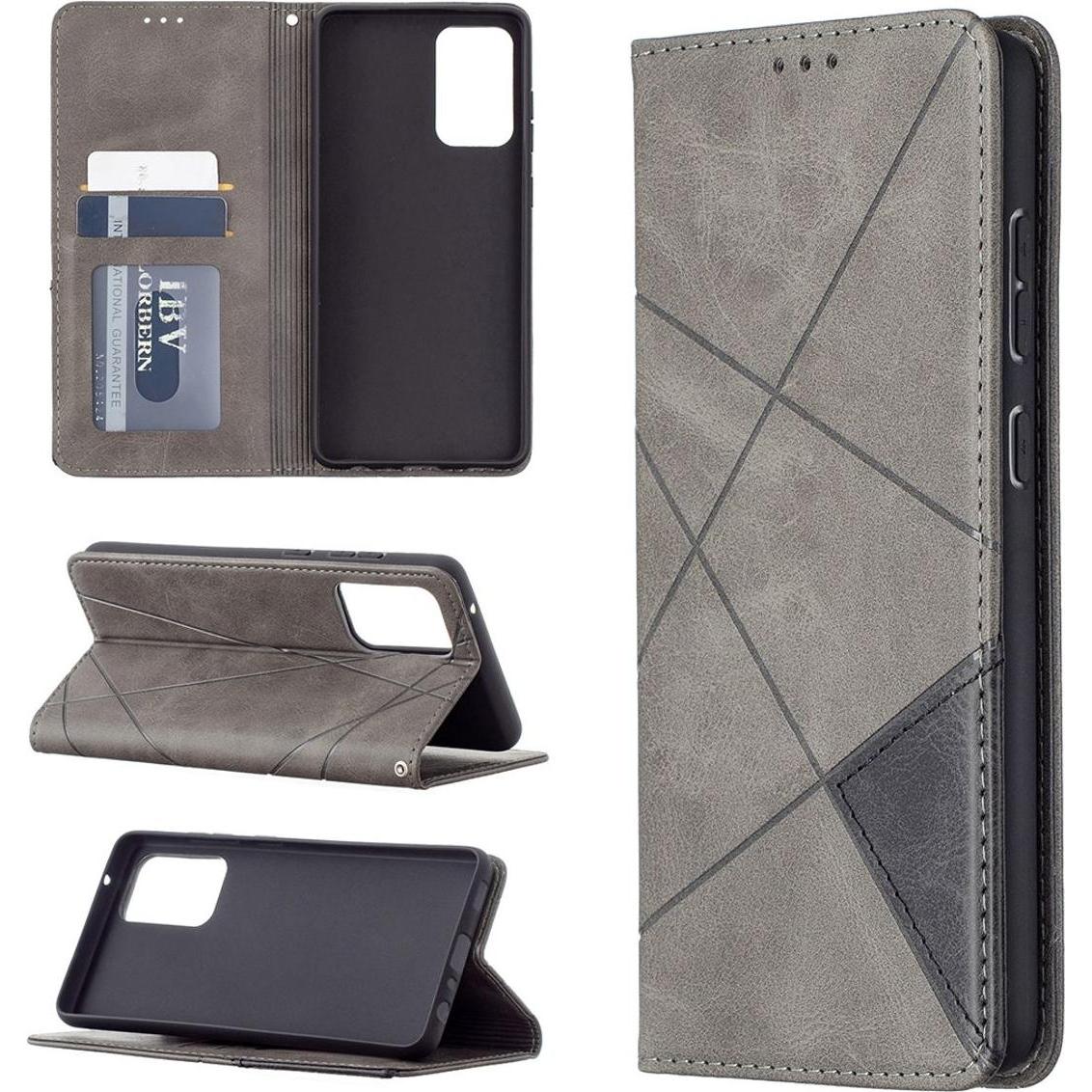 Thumbnail - König Design Hülle Handy Schutz für Samsung Galaxy A72 5G Case Cover Tasche Etui Bumper Grau (Samsung Galaxy A72 5G), Sm...