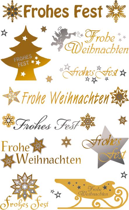 Produktbild Z-Design Weihnachtssticker (10 Sticker)