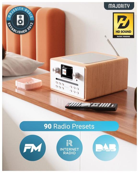 Produktbild Majority Homerton 2 (FM, DAB+, WLAN, Bluetooth)