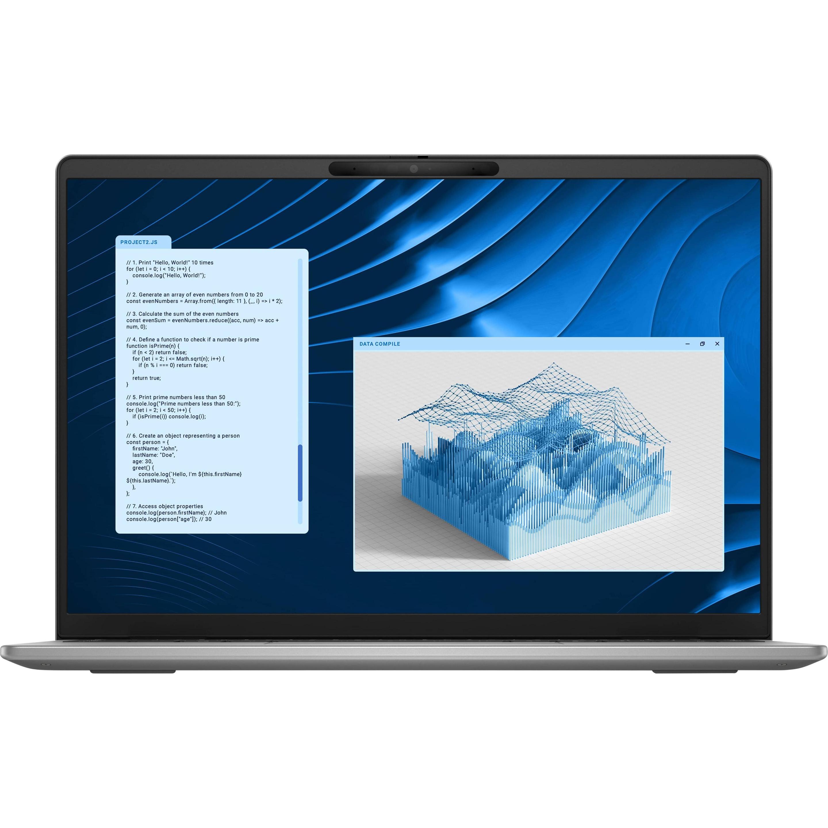 Dell Latitude 5455 (14", Snapdragon X Plus X1P-64-100, 16 GB, 512 GB, DE), Notebook, Grau