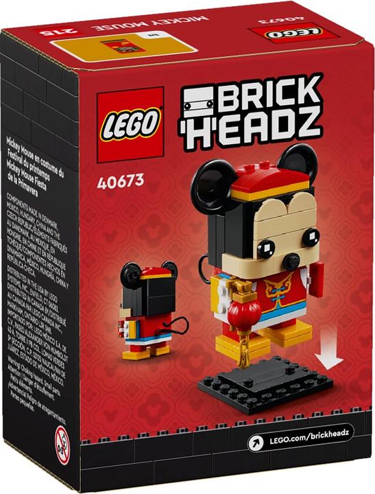 Produktbild LEGO BrickHeadz Micky Maus im Frühlingsfestkostüm (40673, LEGO Brickheadz)