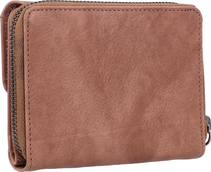 Actual product image Mika Ladies' wallet, made of leather, colour: grey-brown