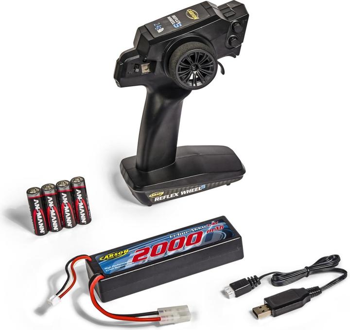 Image du produit Carson X10 Monster Warrior XL 2.0 Electro Brushed Monster Truck 4WD 1:10 100%-RTR (RTR Prêt à fonctionner)